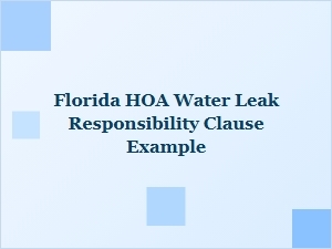 Florida Water Leak Clause: Your Rights Explained