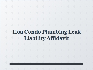 Who Pays for Condo Plumbing Leak Damage?